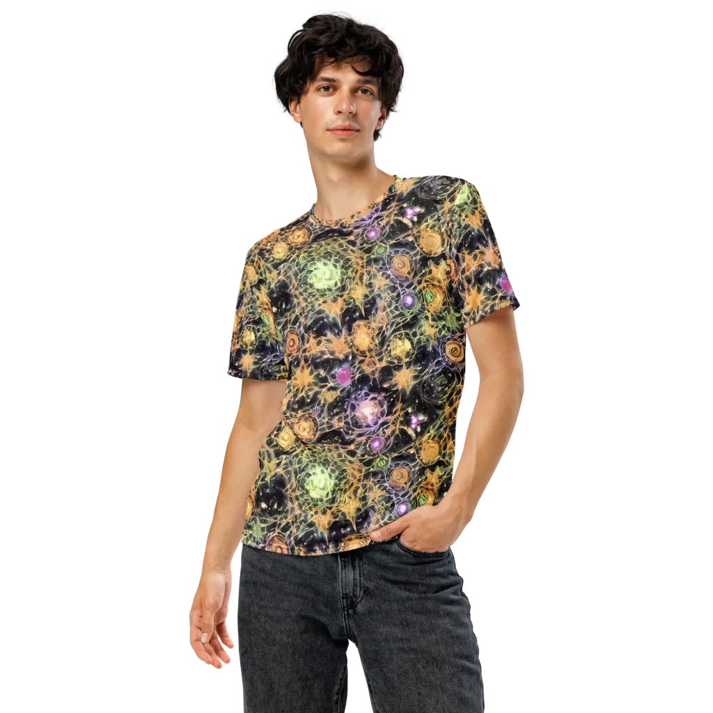 Nebula Thicket on Men's Crew Neck T-Shirt — Front