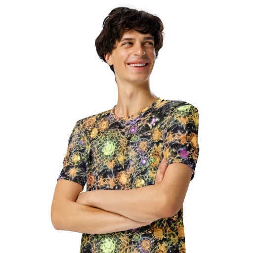 Nebula Thicket on a Men's Crew Neck T-Shirt