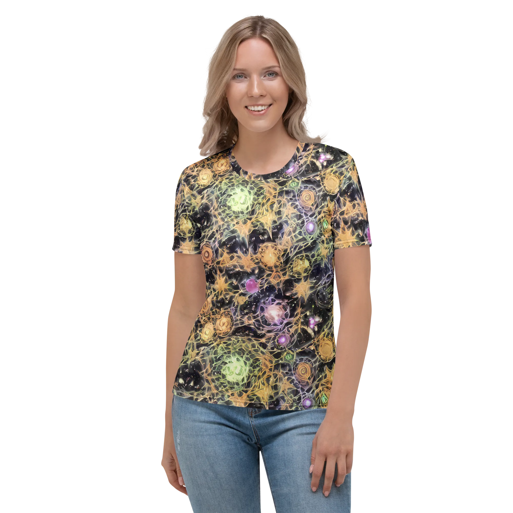 Nebula Thicket on Women's Crew Neck T-Shirt — Front