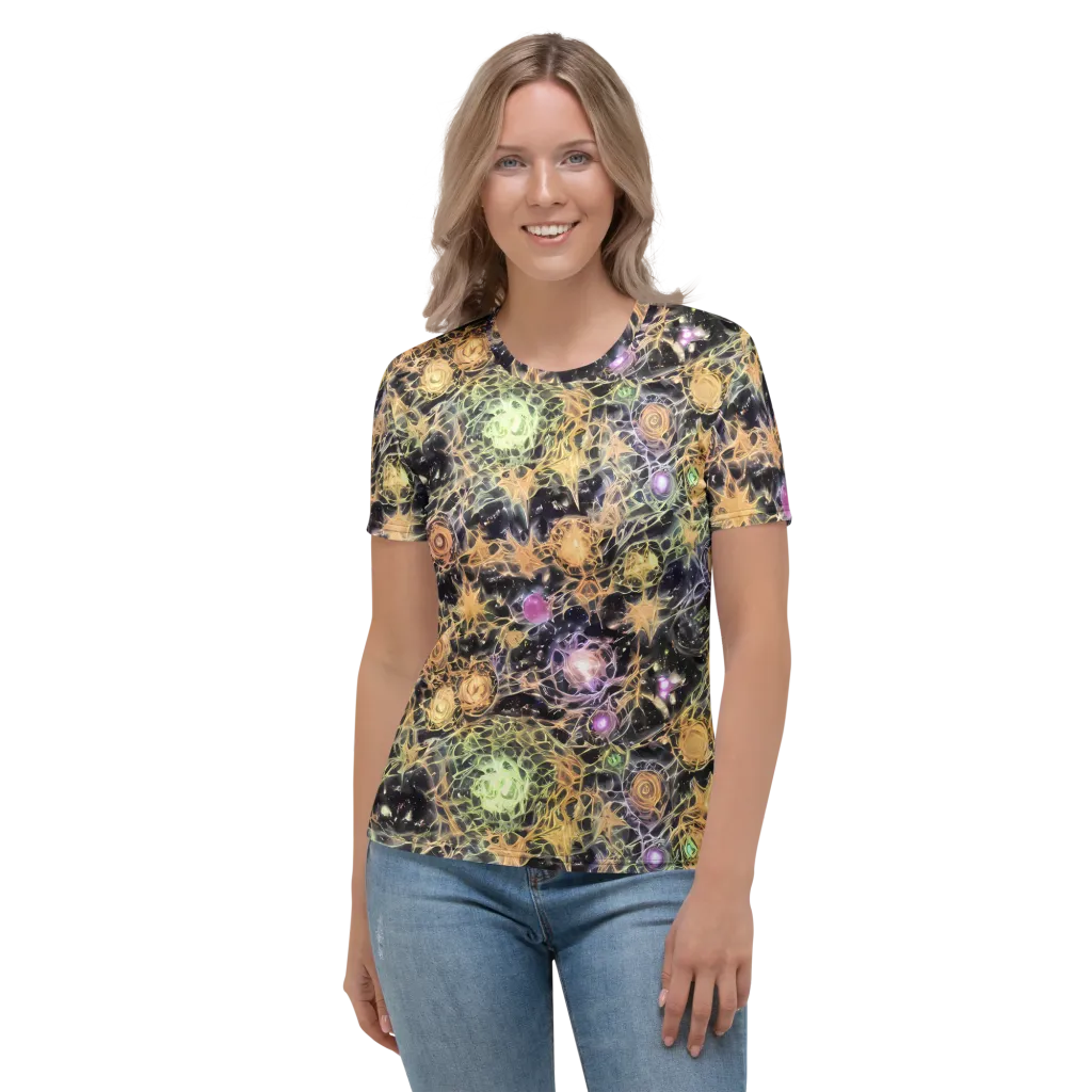 Nebula Thicket on Women's Crew Neck T-Shirt — Front