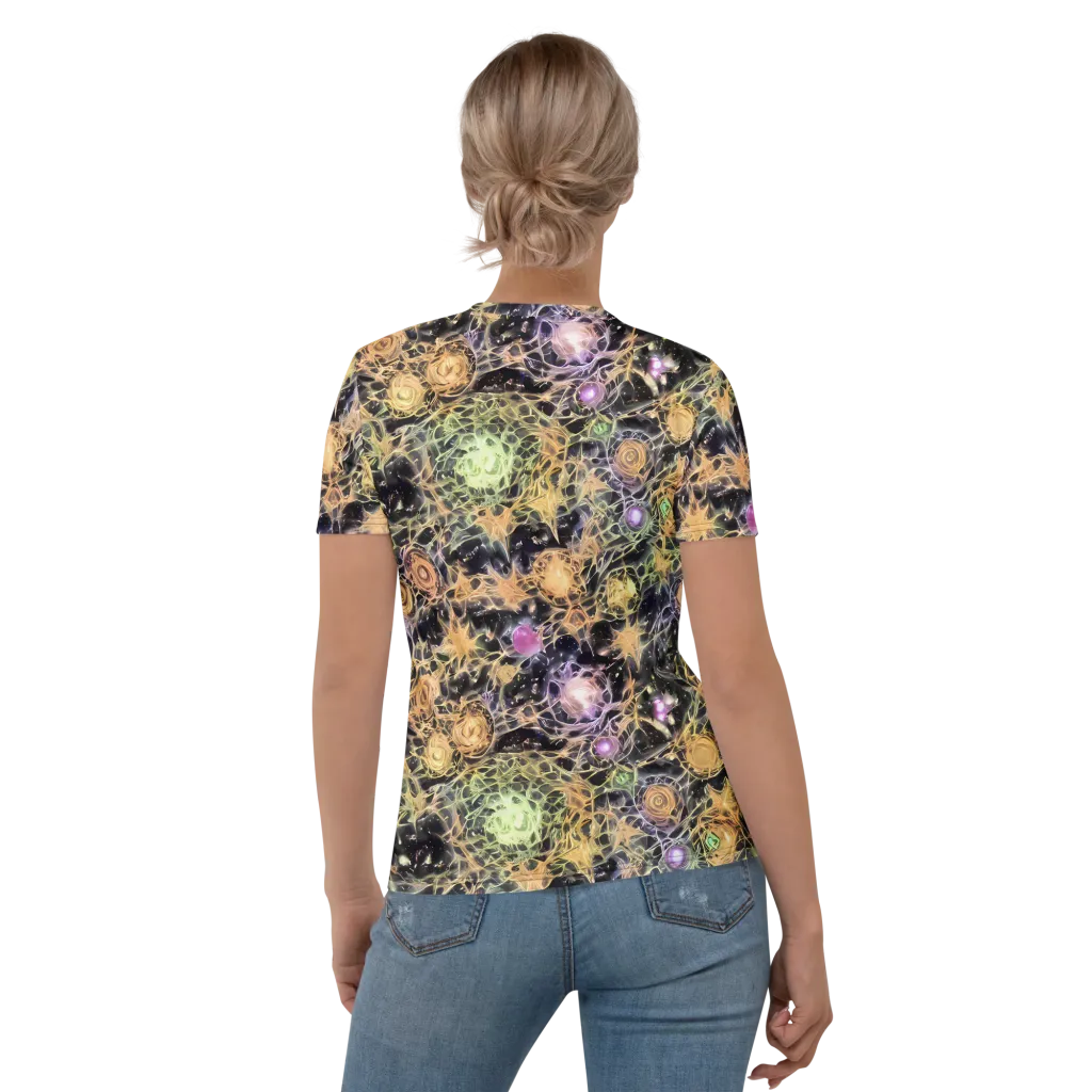Nebula Thicket on Women's Crew Neck T-Shirt — Back