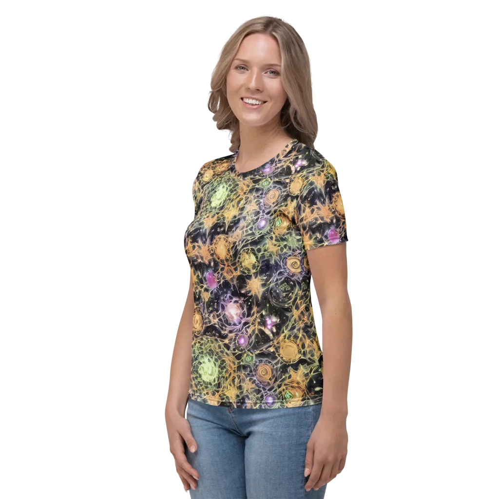 Nebula Thicket on Women's Crew Neck T-Shirt — Left