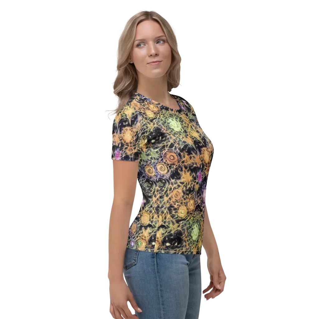 Nebula Thicket on Women's Crew Neck T-Shirt — Right