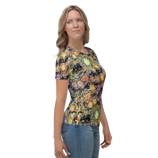 Nebula Thicket on a Women's Crew Neck T-Shirt