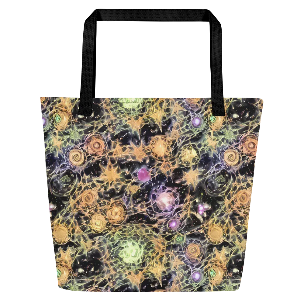 Nebula Thicket on Large Tote Bag W/ Pocket — Front