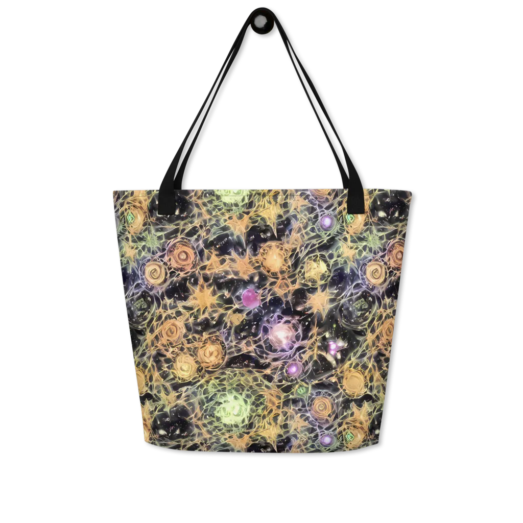 Nebula Thicket on Large Tote Bag W/ Pocket — Front