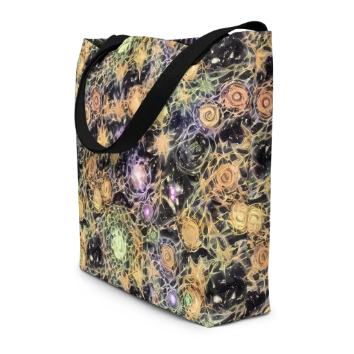 Nebula Thicket on a Large Tote Bag W/ Pocket
