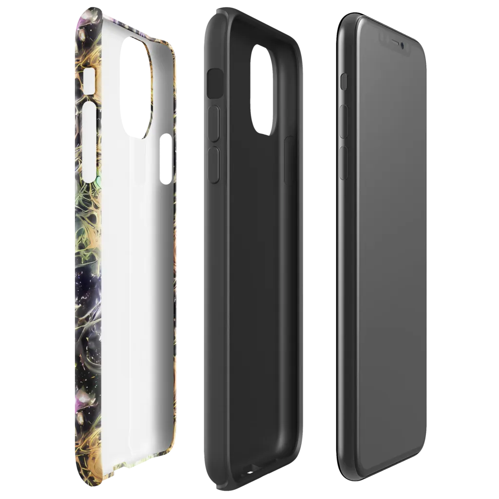 Nebula Thicket on Tough Case for iPhone® — Right