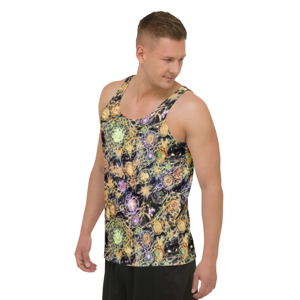 Nebula Thicket on Men's Tank Top — Left Front