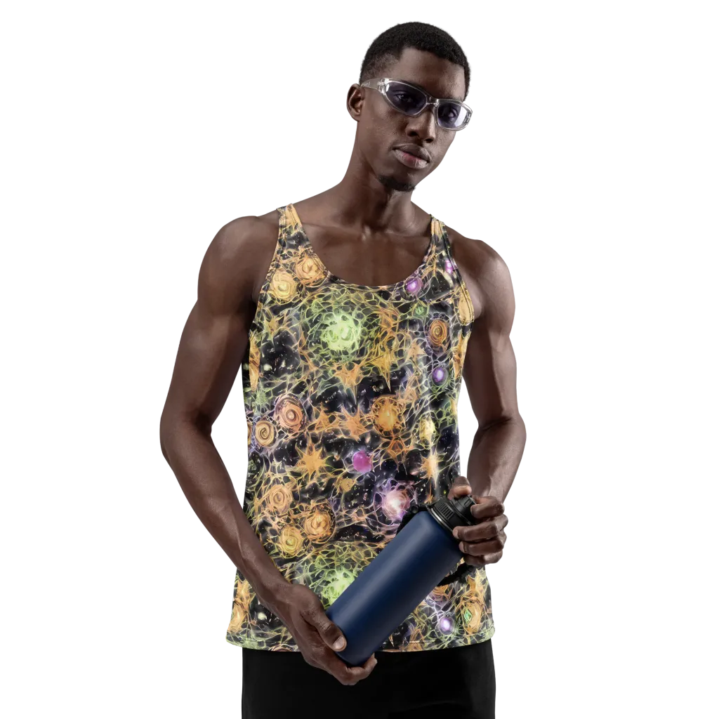 Nebula Thicket on Men's Tank Top — Front