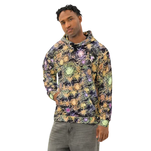 Nebula Thicket on a Cotton Hoodie