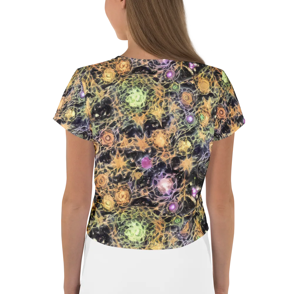 Nebula Thicket on Crop Tee — Back