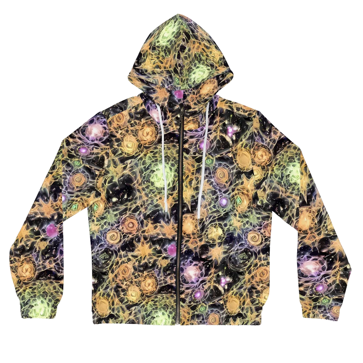 Nebula Thicket on Women's Full-Zip Hoodie — Front