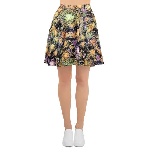 Nebula Thicket on a Skater Skirt