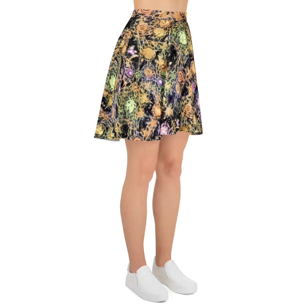 Nebula Thicket on Skater Skirt — Right