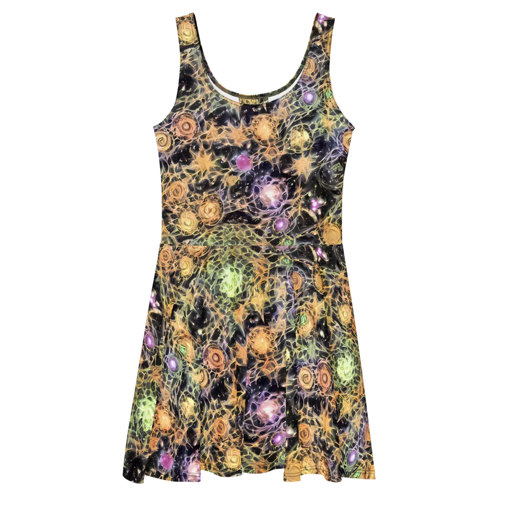Nebula Thicket on Skater Dress — Front