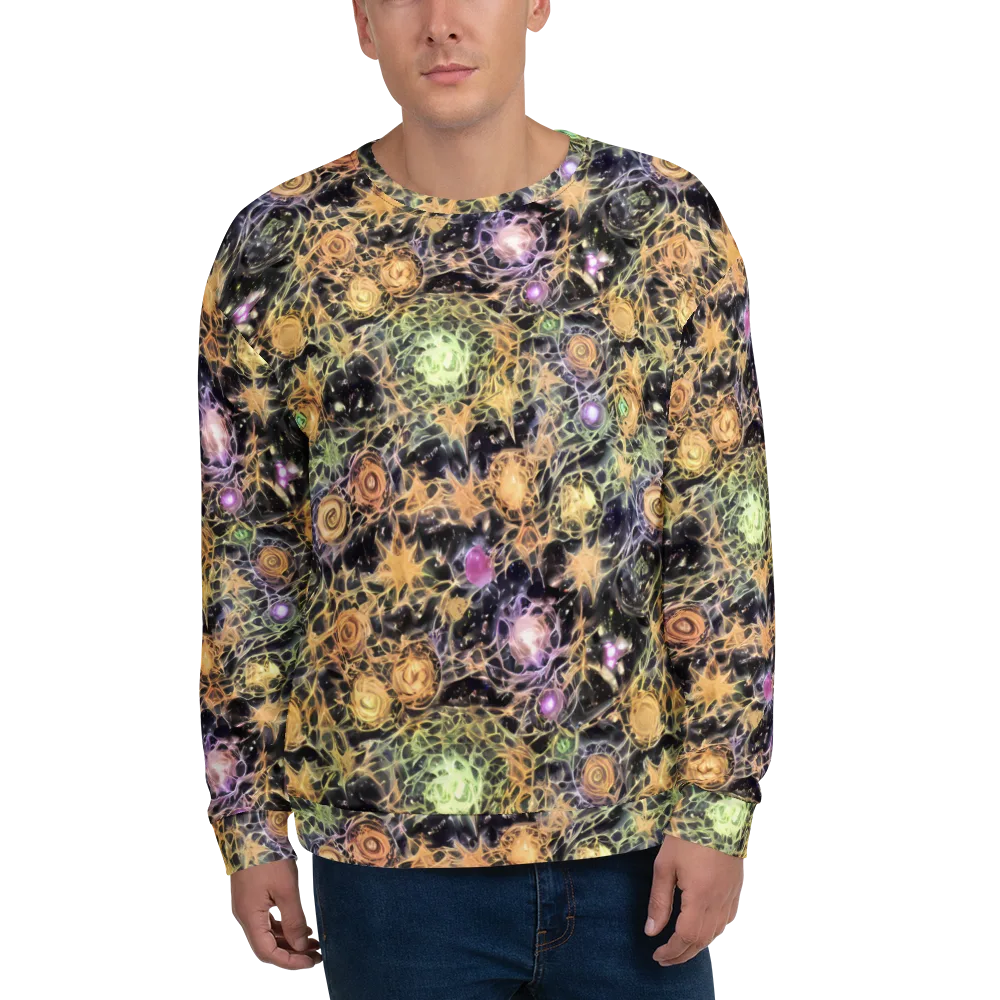 Nebula Thicket on Sweatshirt — Front