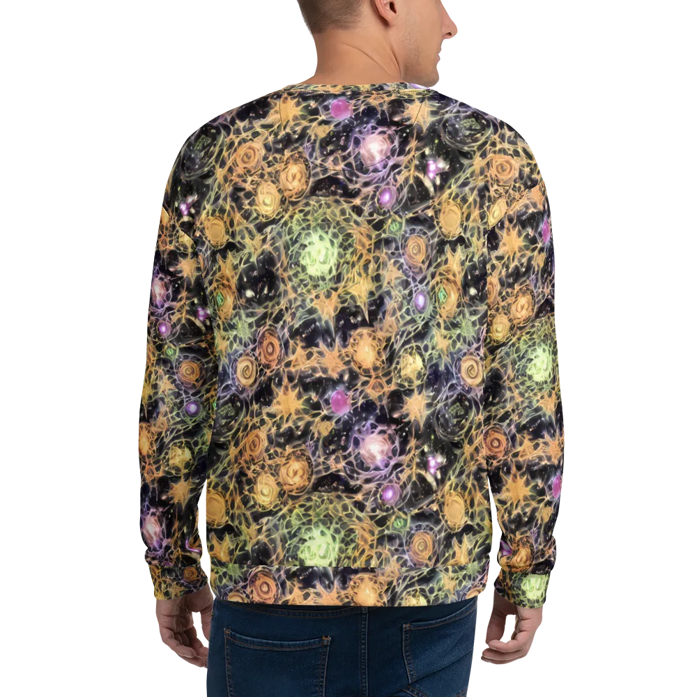 Nebula Thicket on Sweatshirt — Back