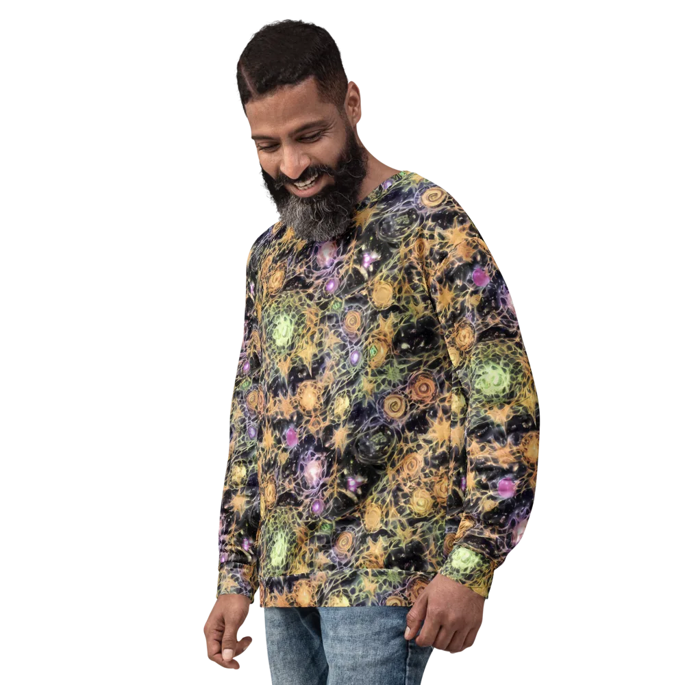 Nebula Thicket on Sweatshirt — Left Front