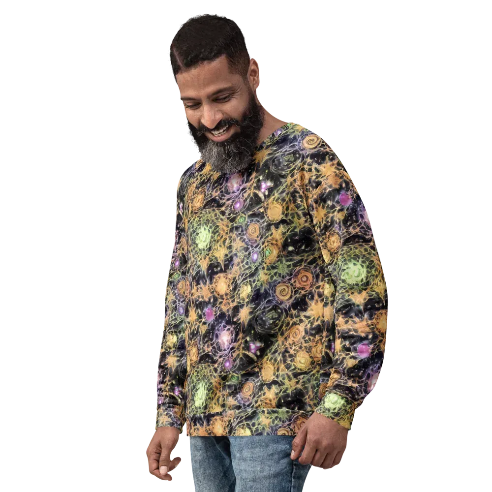 Nebula Thicket on Sweatshirt — Left Front