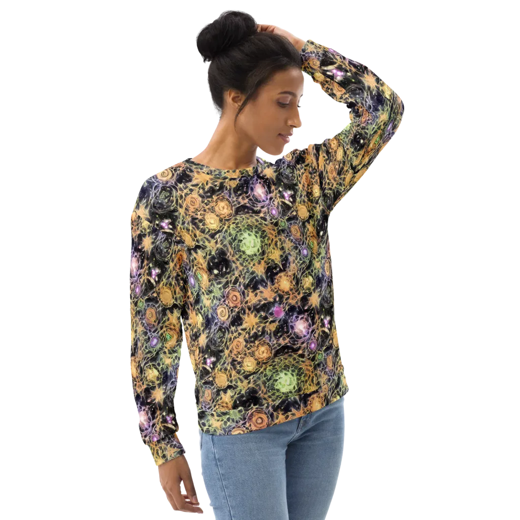 Nebula Thicket on Sweatshirt — Right Front