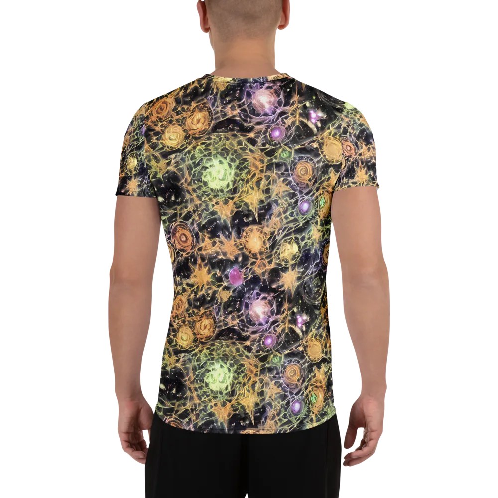 Nebula Thicket on Men's Athletic T-Shirt — Back