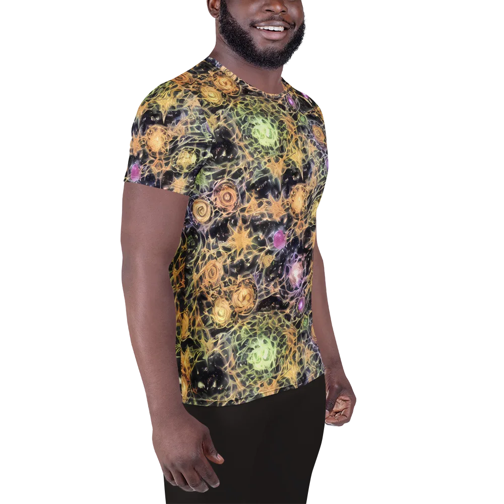 Nebula Thicket on Men's Athletic T-Shirt — Right