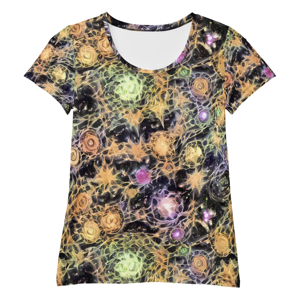 Nebula Thicket on Women's Athletic T-Shirt — Front