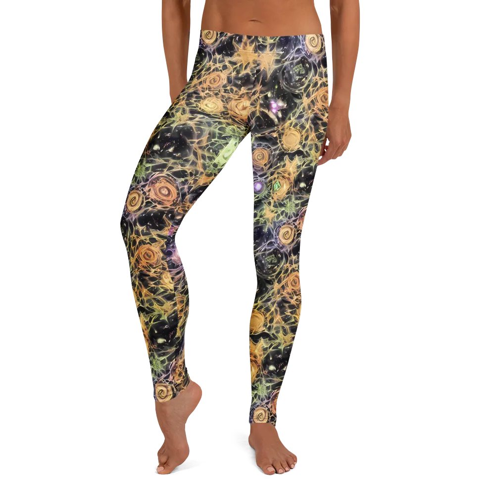 Nebula Thicket on Leggings — Front