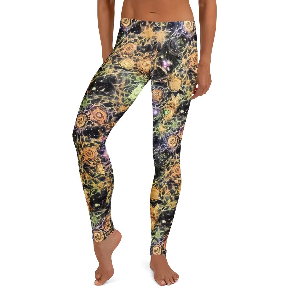Nebula Thicket on Leggings — Front