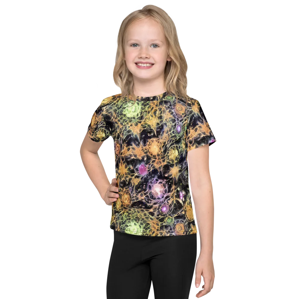 Nebula Thicket on Kids Crew Neck T-Shirt — Front