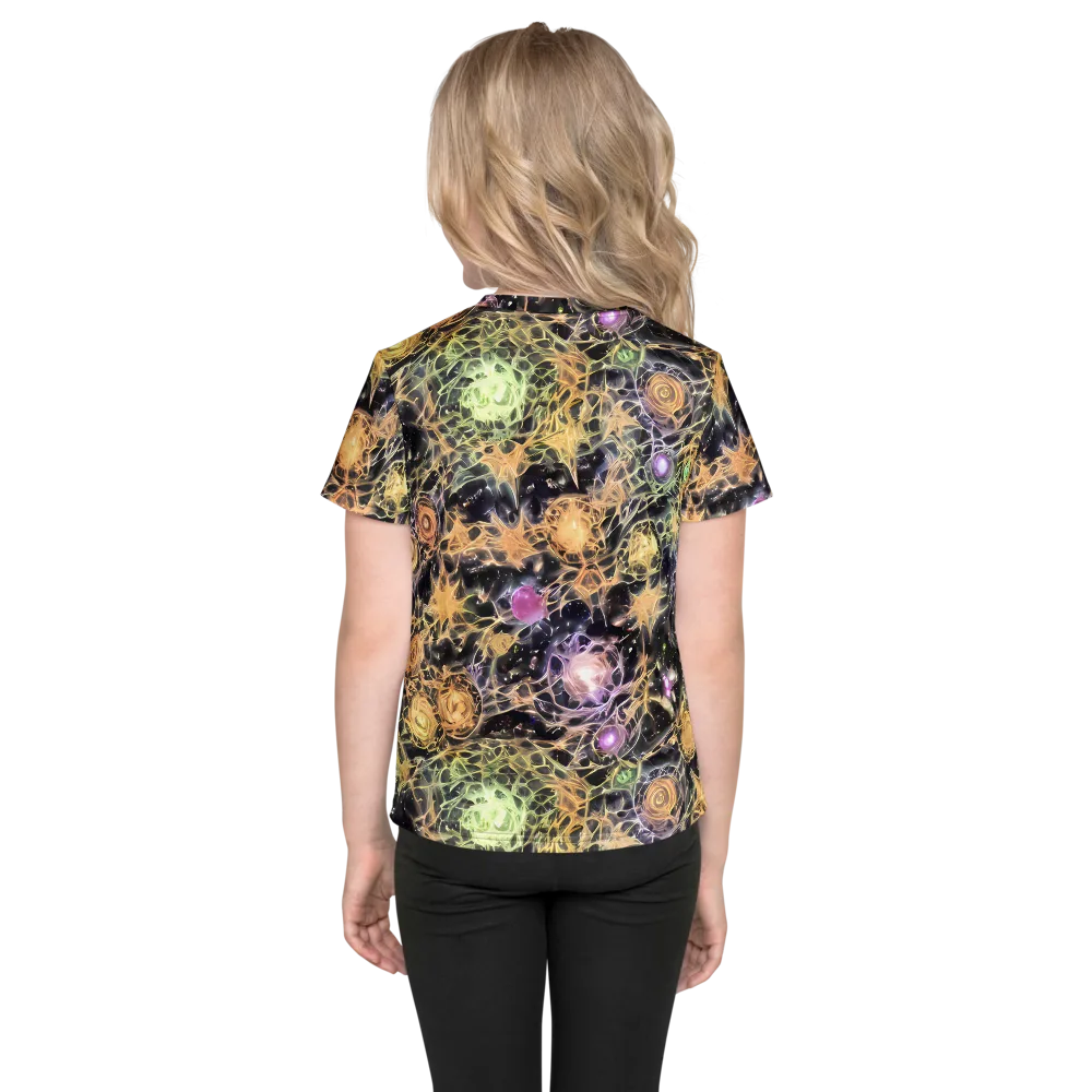 Nebula Thicket on Kids Crew Neck T-Shirt — Back