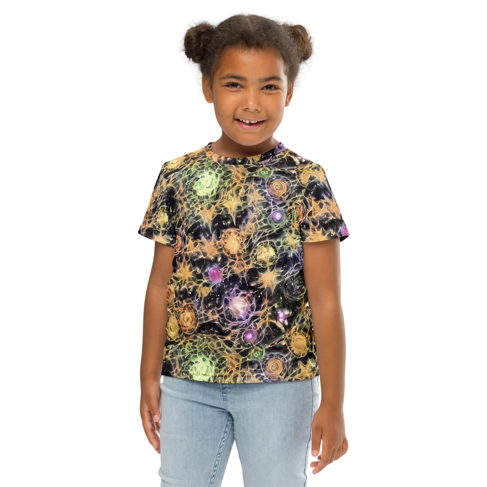 Nebula Thicket on Kids Crew Neck T-Shirt — Front