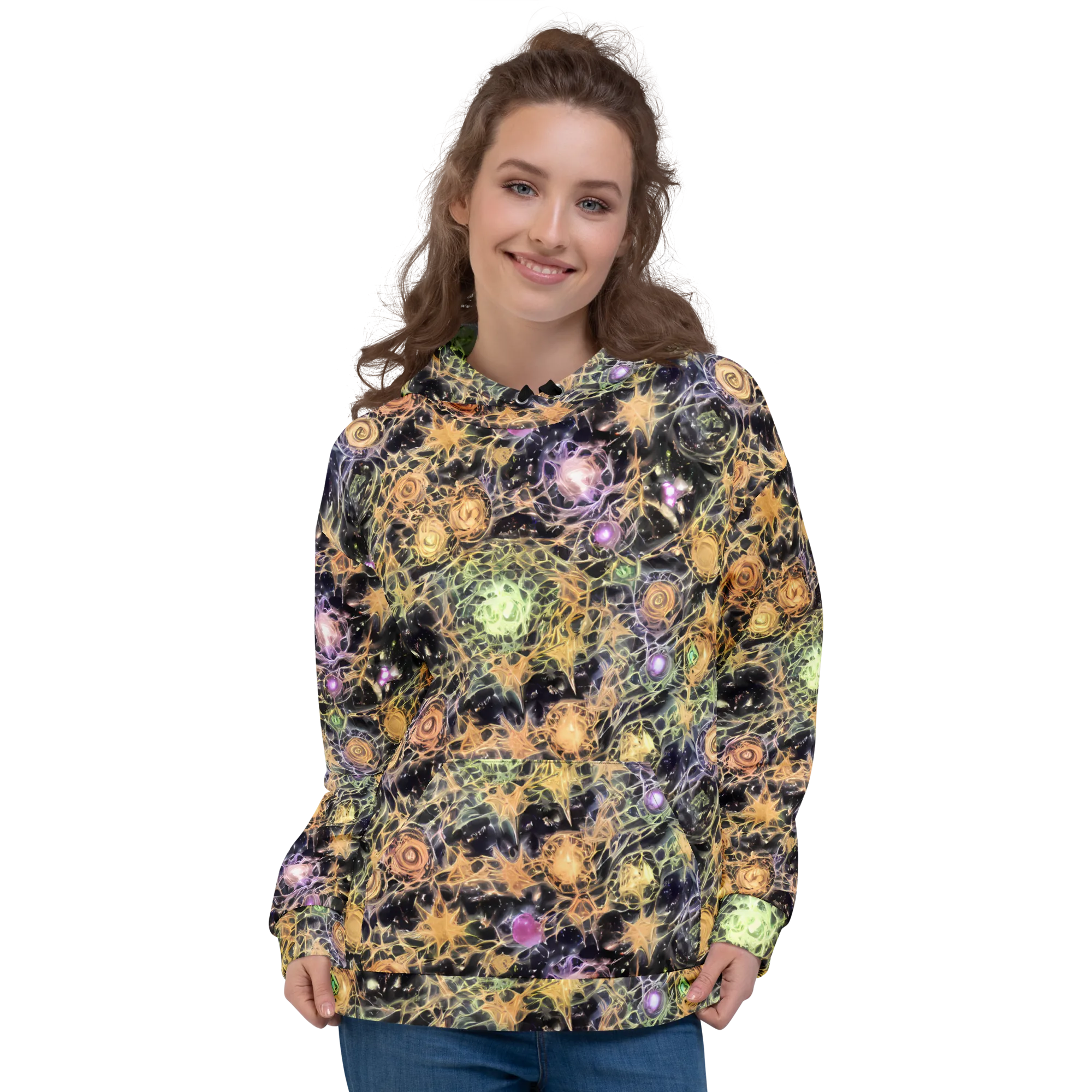 Nebula Thicket on Hoodie — Front