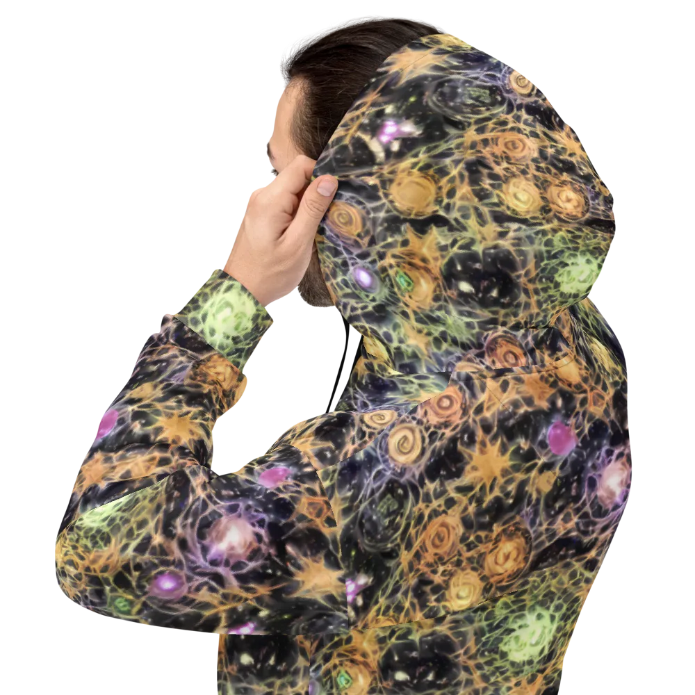 Nebula Thicket on Hoodie — Back