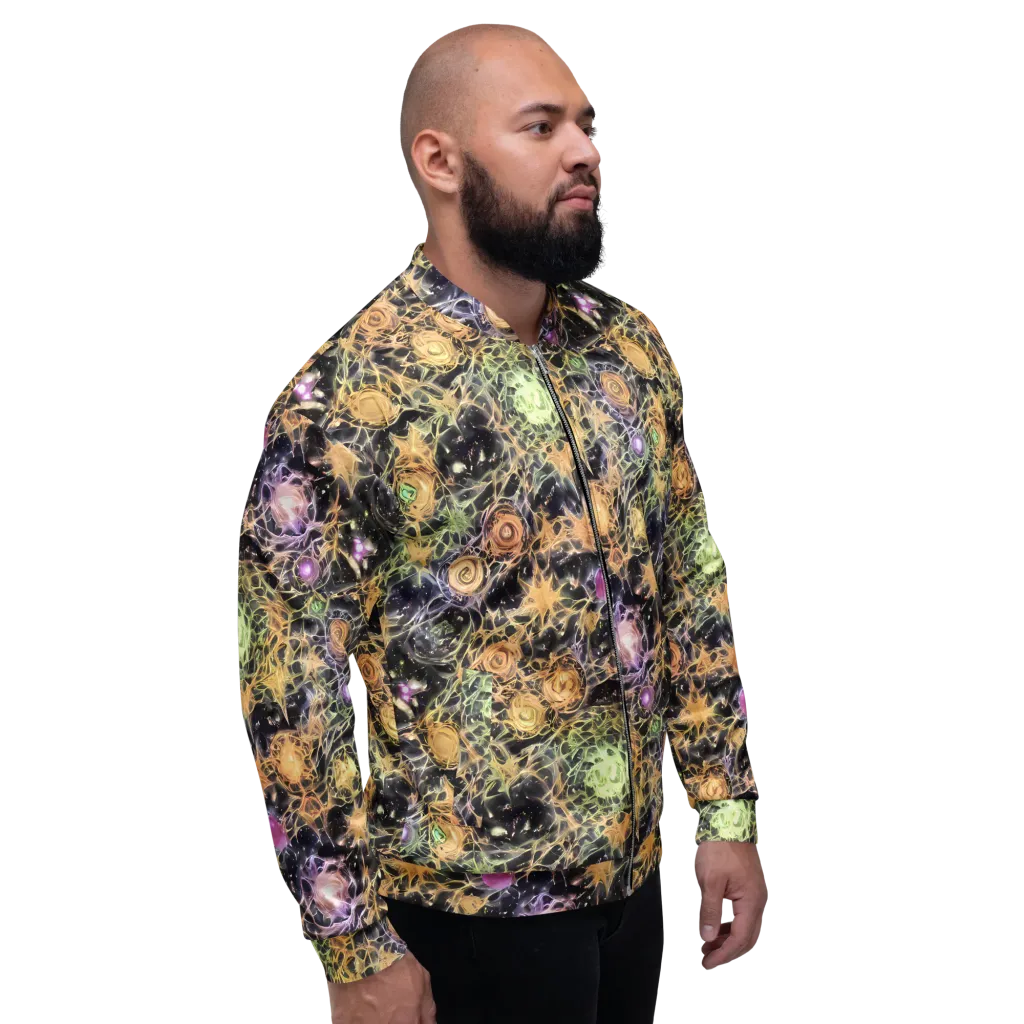 Nebula Thicket on Bomber Jacket — Right