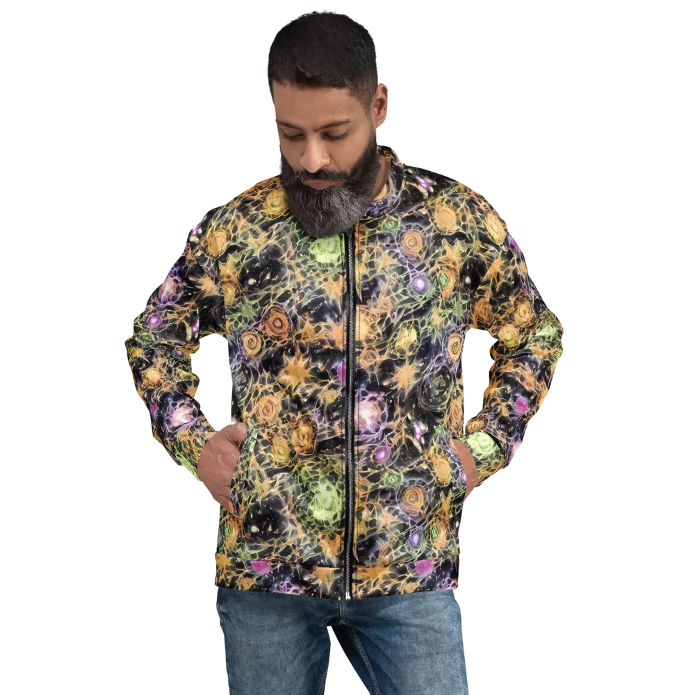 Nebula Thicket on Bomber Jacket — Front