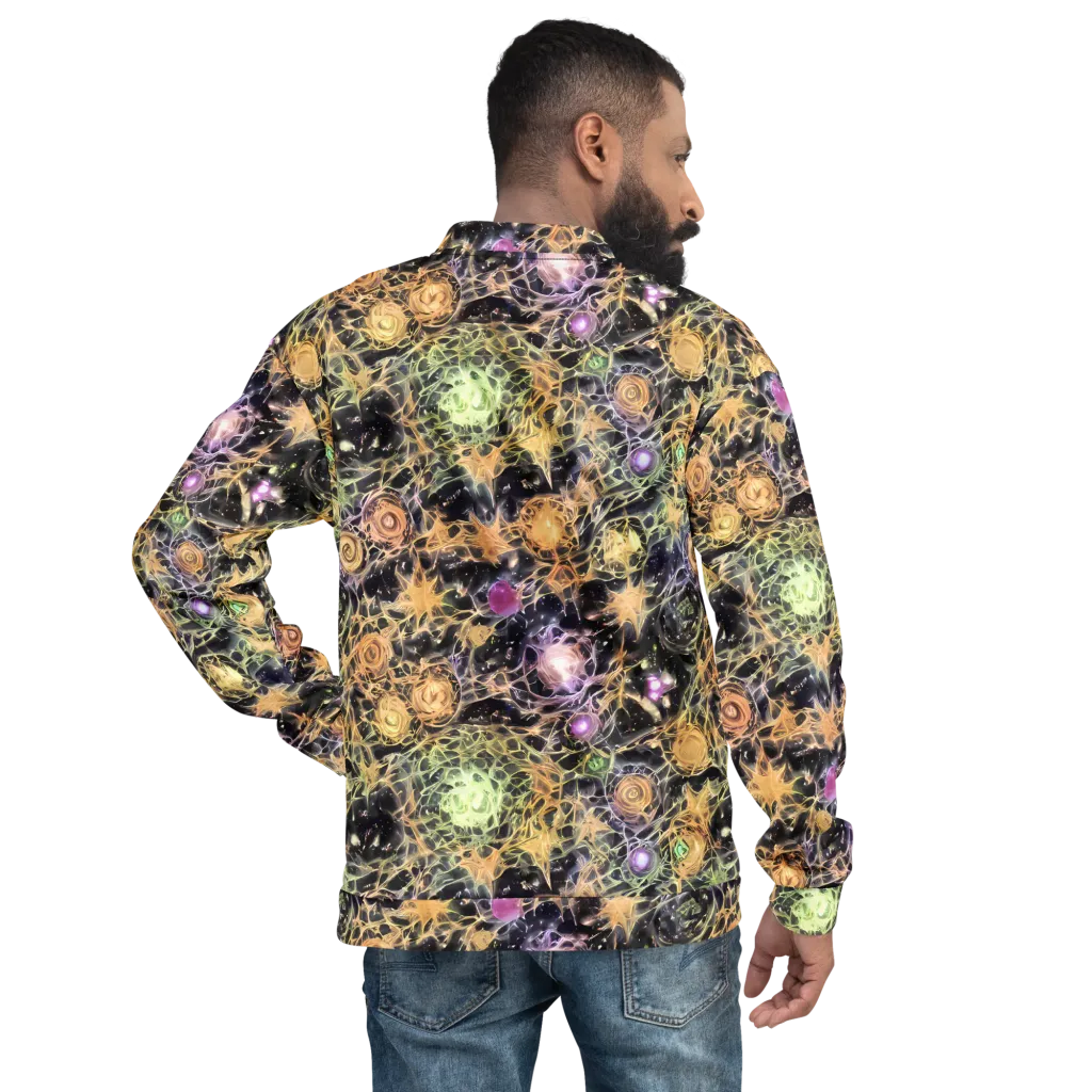 Nebula Thicket on Bomber Jacket — Back