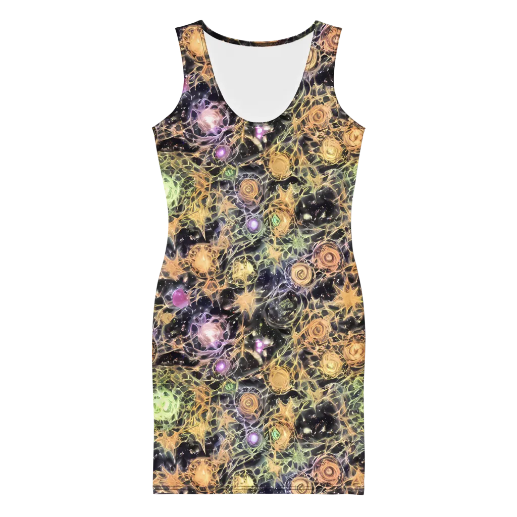 Nebula Thicket on Bodycon Dress — Front