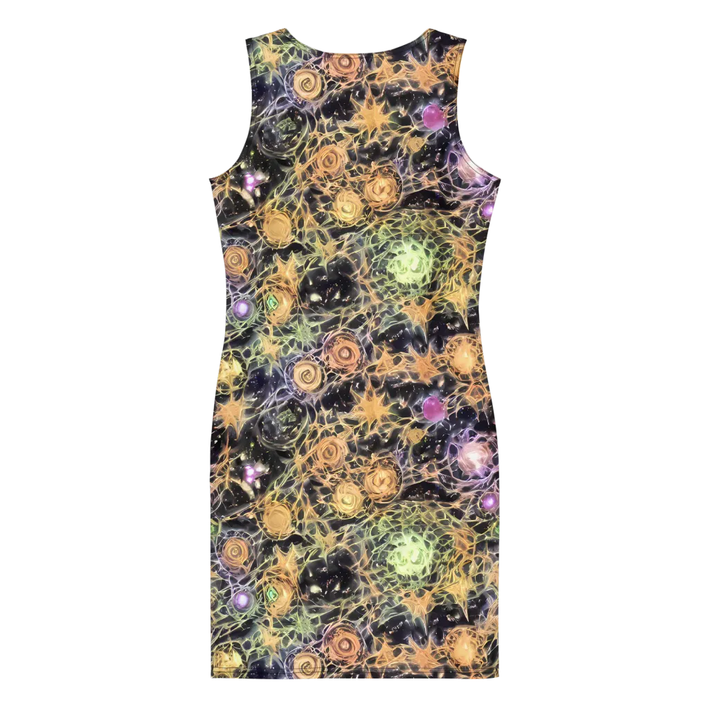 Nebula Thicket on Bodycon Dress — Back