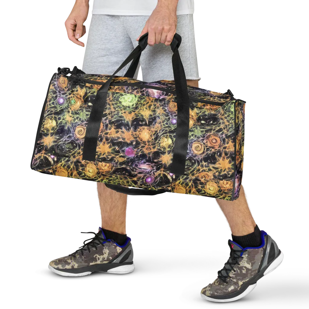 Nebula Thicket on Duffle Bag — Front