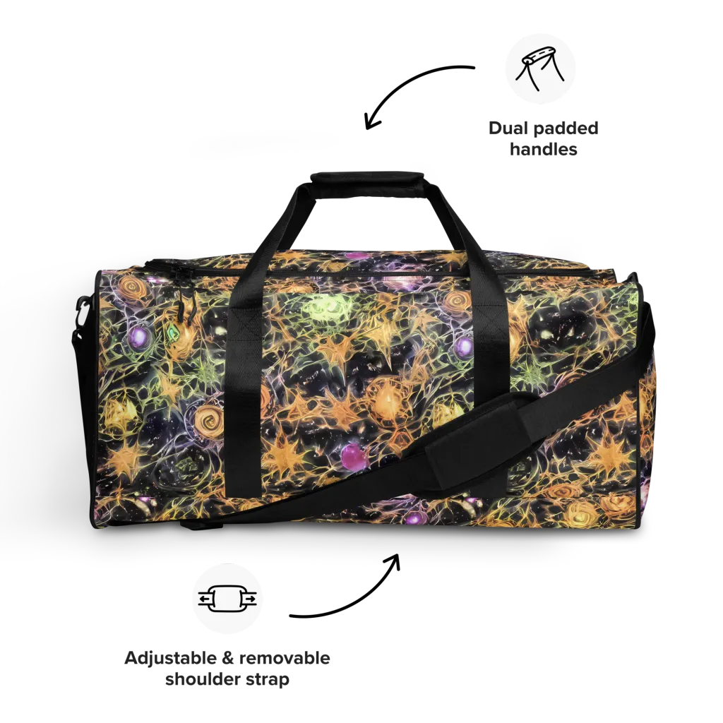 Nebula Thicket on Duffle Bag — Front