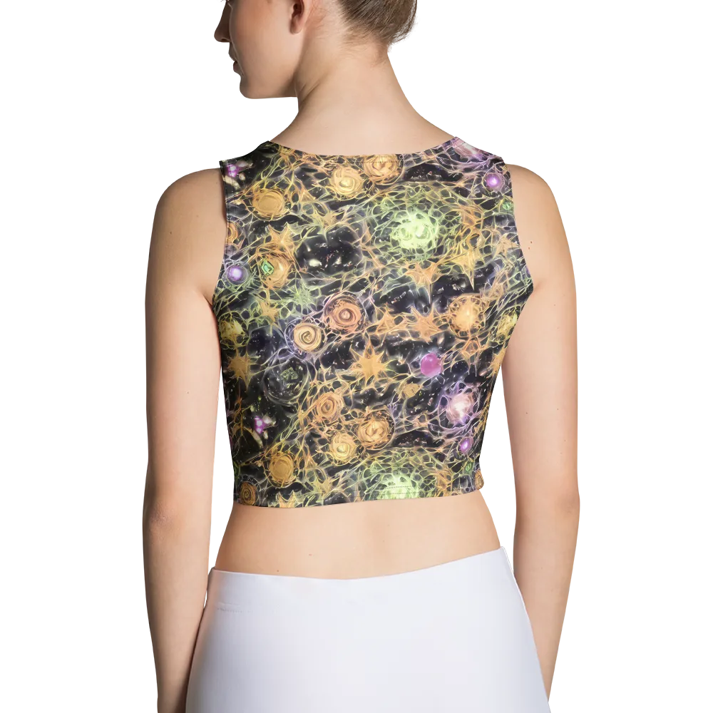 Nebula Thicket on Crop Top — Back
