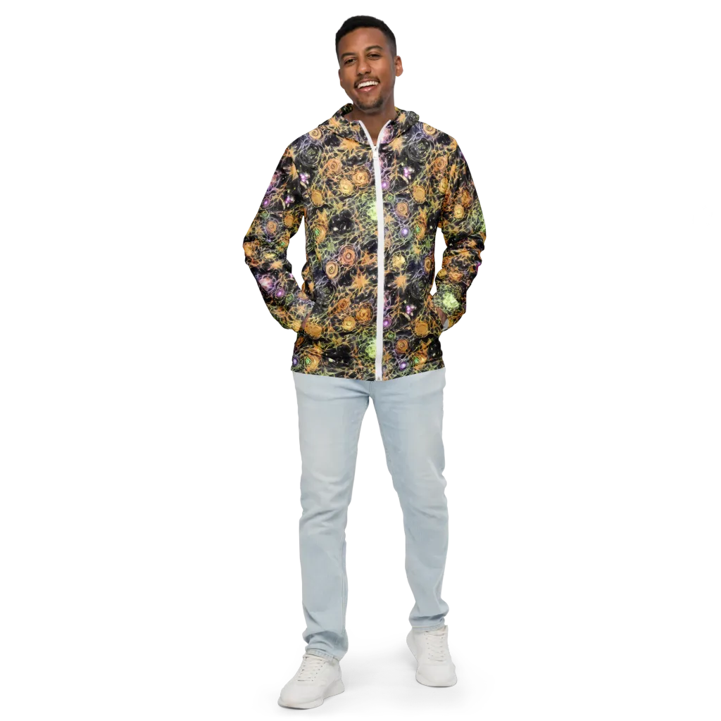 Nebula Thicket on Men's Windbreaker — Front