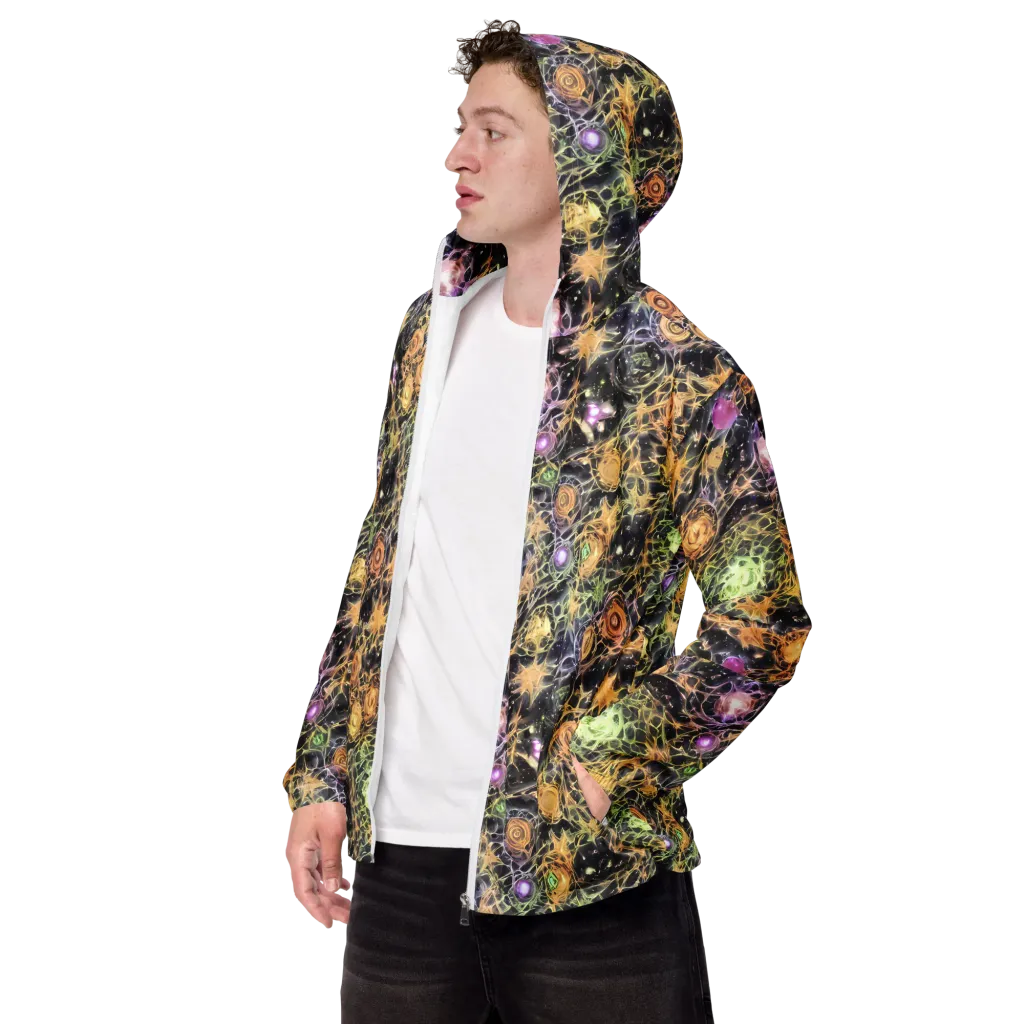 Nebula Thicket on Men's Windbreaker — Left Front