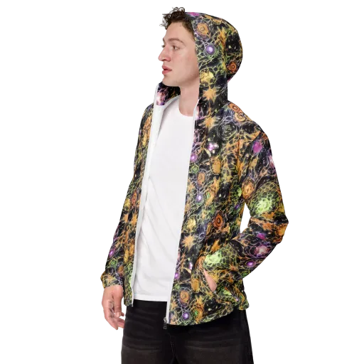 Nebula Thicket on a Men's Windbreaker