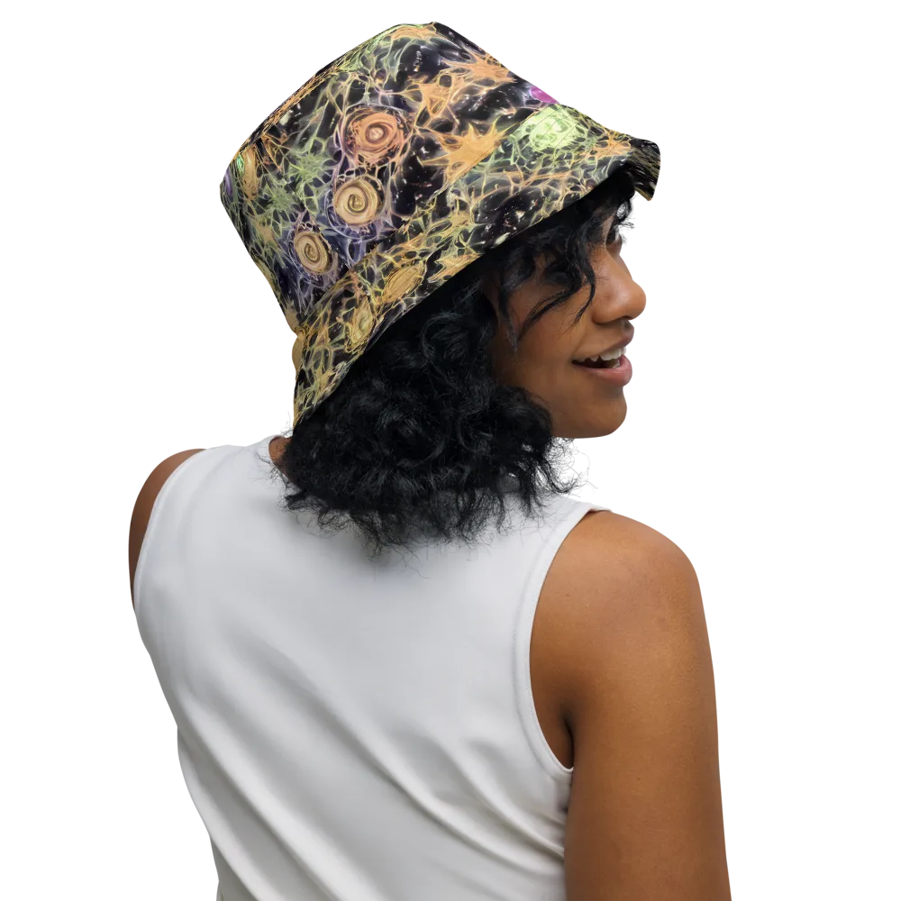 Nebula Thicket on Reversible Bucket Hat — Right Outside