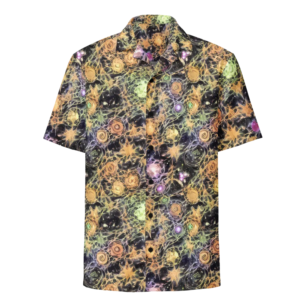 Nebula Thicket on Button Shirt — Front