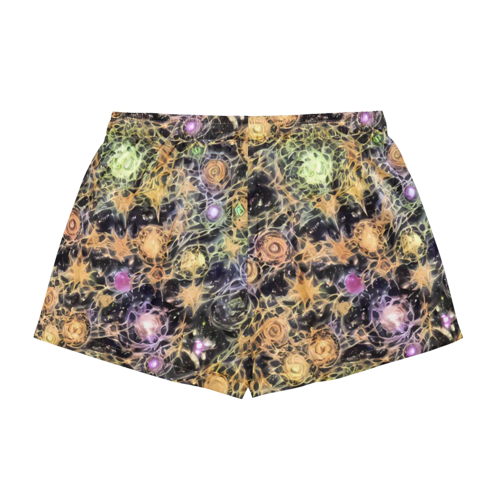 Nebula Thicket on Women's Pajama Shorts — Back