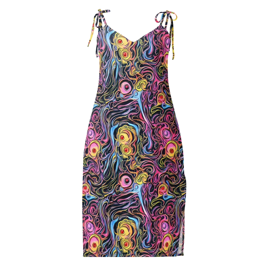 Sonic Marbles on Slip Dress — Front
